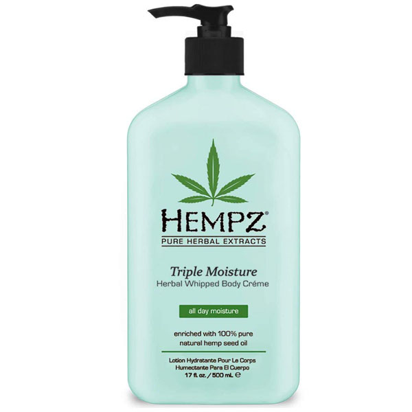 HEMPZ Triple Moisture Herbal Whipped Body Creme 500 мл – Ніжний крем для тіла потрійної дії